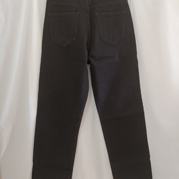 NASTY GAL ORGANIC COTTON DENIM HIGH WAIST MOM JEANS - Picture 6 of 10